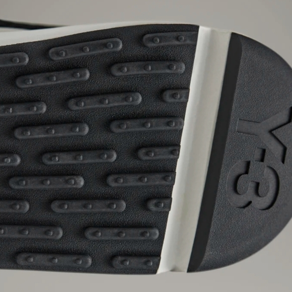 Adidas Y-3 Shiku Run US 9 Black Core White Orbit Grey Yohji Yamamoto Qasa 350 JP - Picture 8 of 9